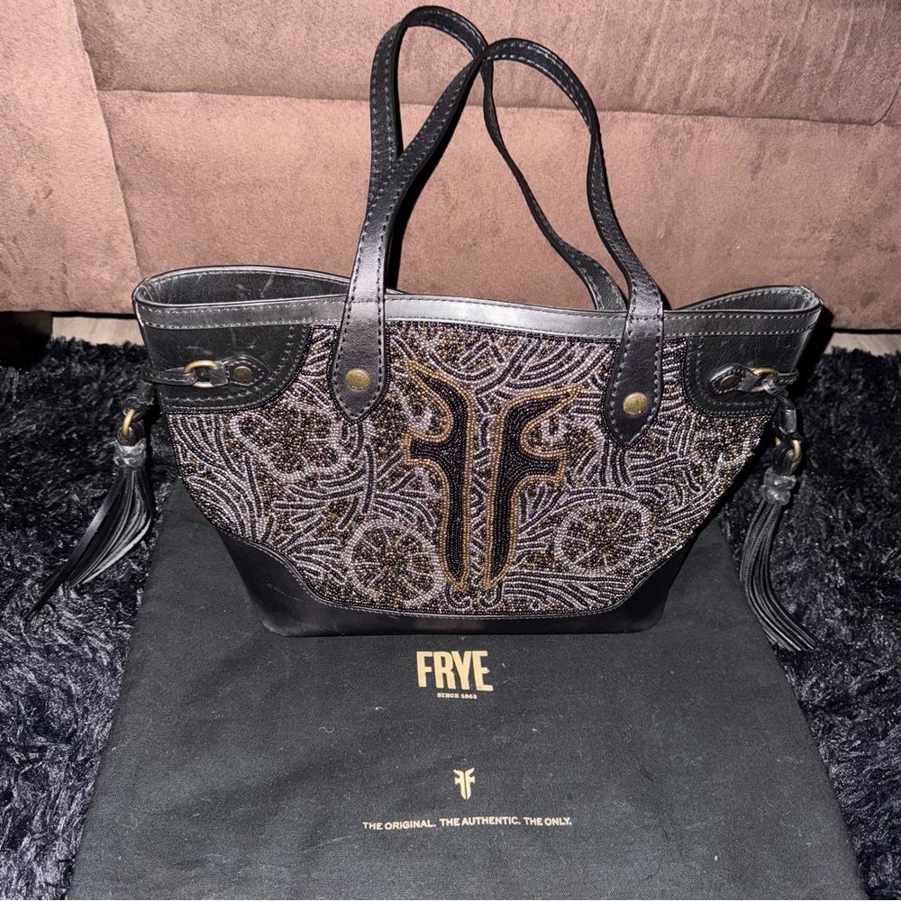 Frye Leather Tote, Melissa Beaded Carryall